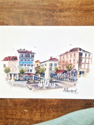 La place d'Allevard